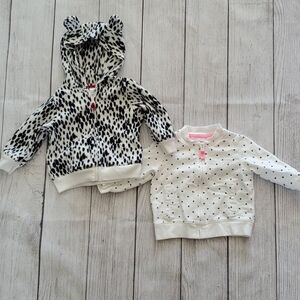 2 Carter's Sweatshirts 6m